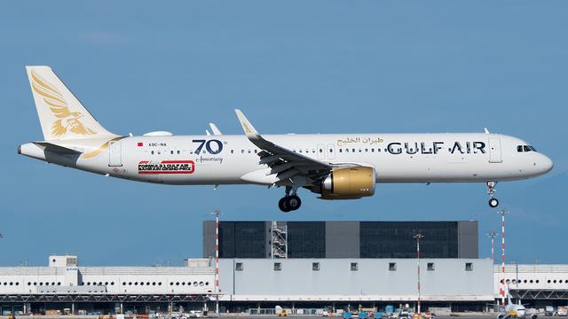 A9C-NA:Airbus A321:Gulf Air